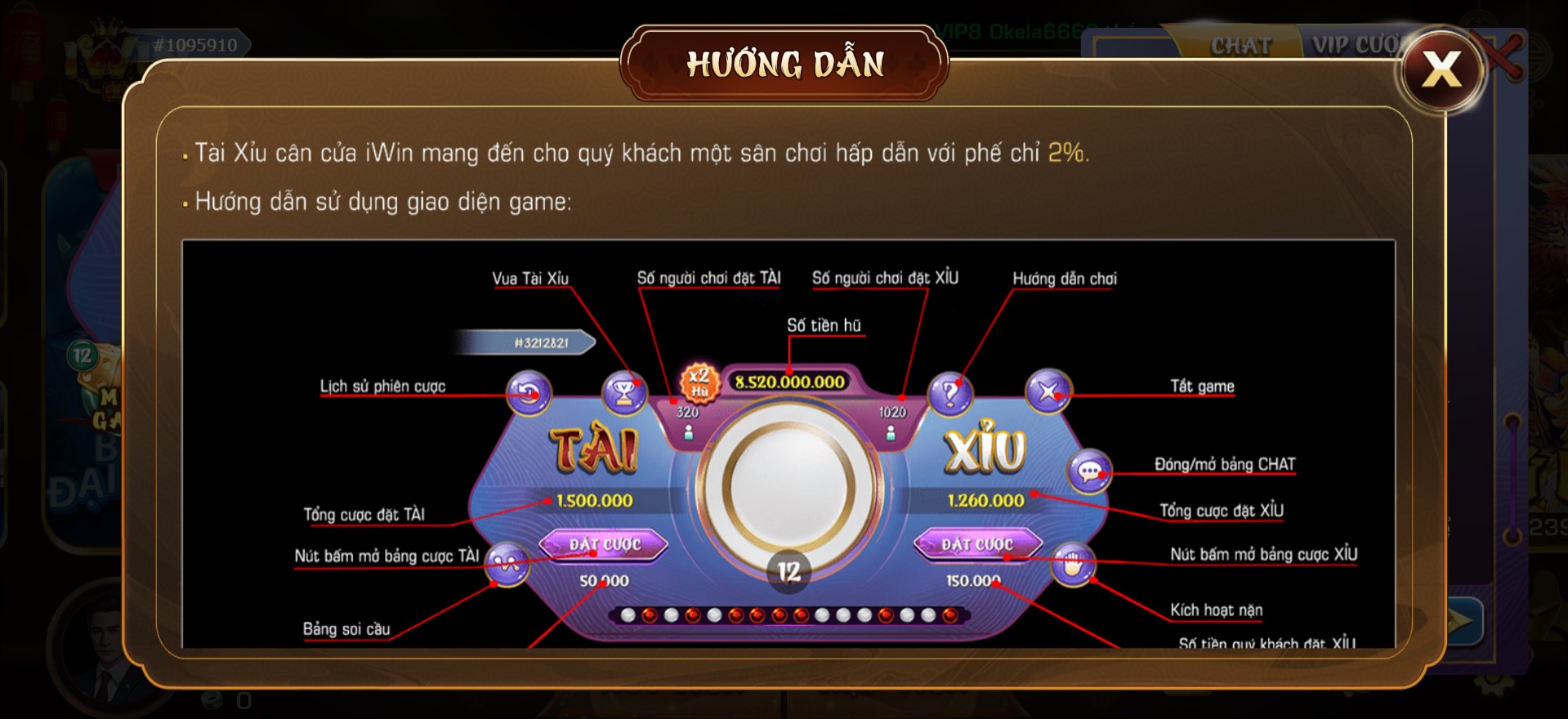 Lưu ý cho anh em khi đọc vị tài xỉu IWIN online